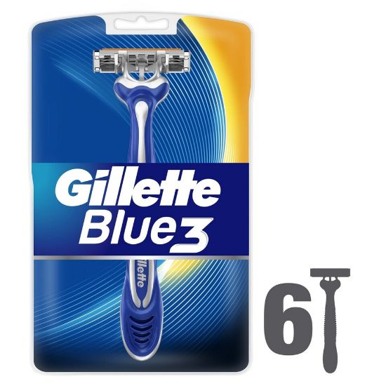 Picture of Gillette Blue3 Men’s Disposable Razors 6pcs