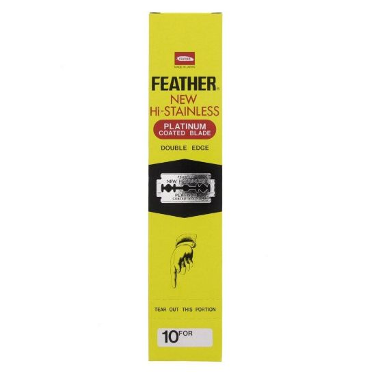 Picture of Feather Hi Stainless Blades Double Edge 10pcs