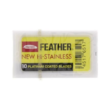 Picture of Feather Hi Stainless Blades Double Edge 10pcs