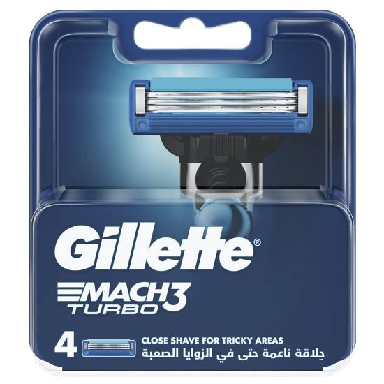 Picture of Gillette Mach3 Turbo Men's Razor Blade Refills 4pcs