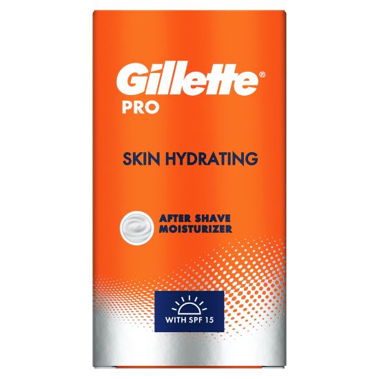 Picture of Gillette Pro After Shave Moisturizer Skin Hydrating With SPF 15 50ml