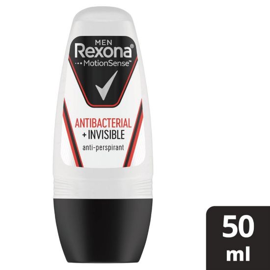 Picture of Rexona Motion Sense Antibacterial + Invisible Roll On For Men 50 ml