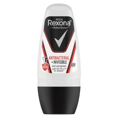 Picture of Rexona Motion Sense Antibacterial + Invisible Roll On For Men 50 ml