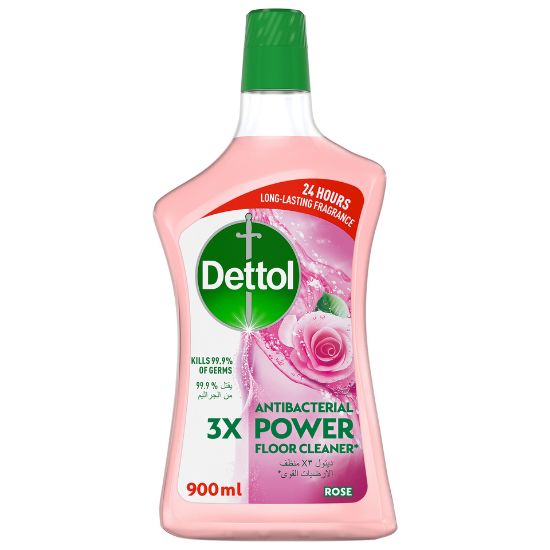 Picture of Dettol Rose Antibacterial Power Floor Cleaner 900ml