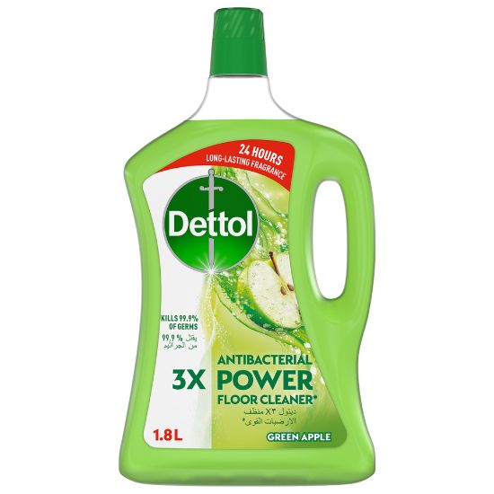 Picture of Dettol Green Apple Antibacterial Power Floor Cleaner 1.8Litre