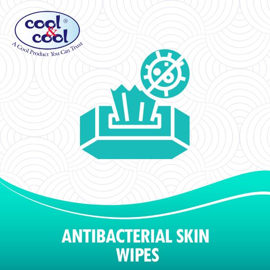 Picture of Cool & Cool Sensitive Antibacterial Skin Wipes 30 pcs