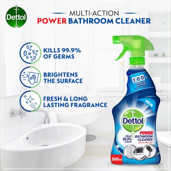 Picture of Dettol Healthy Bathroom Power Cleaner Trigger Spray 500ml