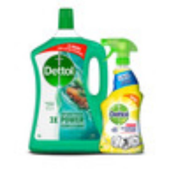 Picture of Dettol Floor Cleaner Pine 3Litre + All Purpose Cleaner 500ml