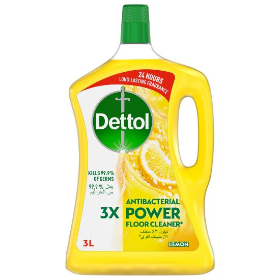 Picture of Dettol Lemon Antibacterial Power Floor Cleaner 3Litre