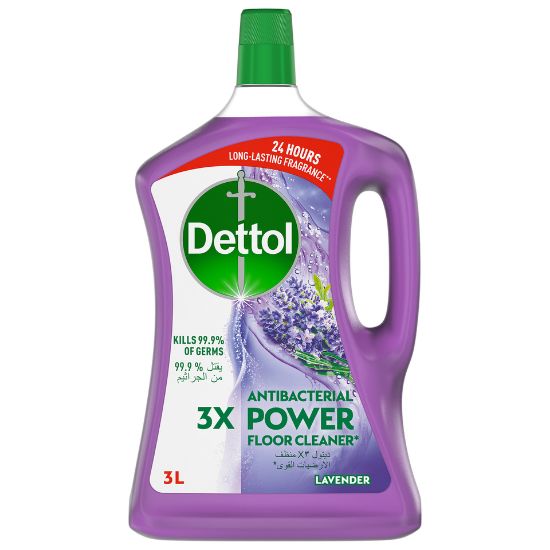 Picture of Dettol Lavender Antibacterial Power Floor Cleaner 3Litre