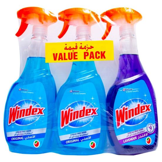 Picture of Windex Assorted Glass Cleaner 3 x 750 ml