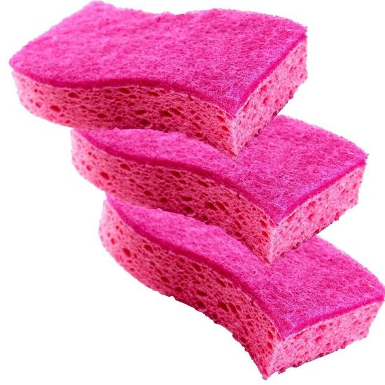 Picture of Scotch Brite Delicate Duty Scrub Sponges Size 111mm x 66mm x 20mm 3pcs