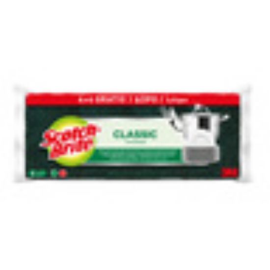 Picture of Scotch Brite Heavy Duty Classic Scrub Sponge 4+4