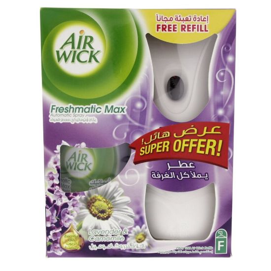 Picture of Airwick Freshmatic Max Kit Lavender & Chamomile 250ml