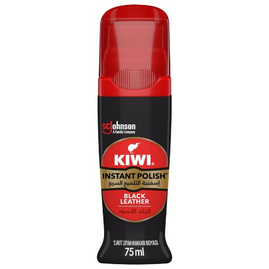 Picture of Kiwi Instant Polish Black Leather 75ml