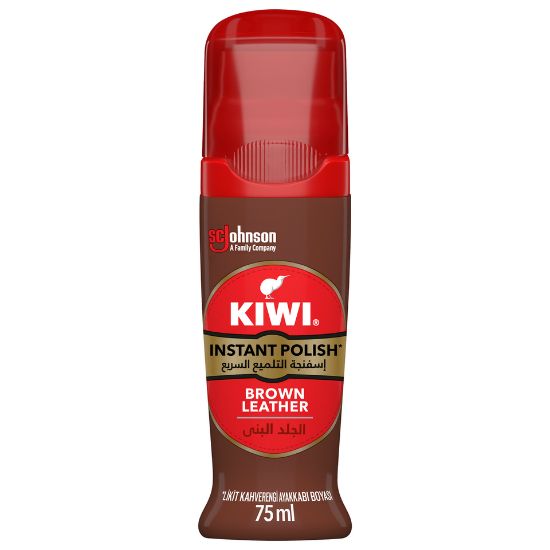 Picture of Kiwi Instant Polish Brown Leather 75ml