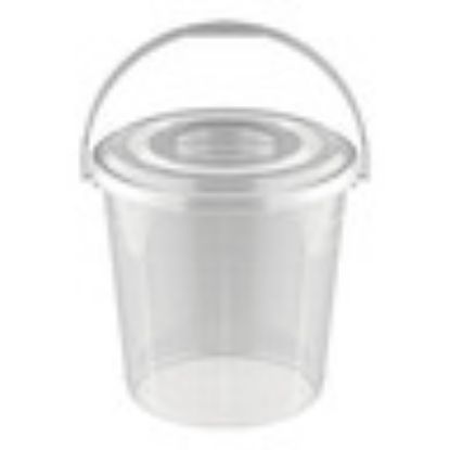 Picture of Cosmoplast Transparent Bucket With Lid 10Litre 1pc