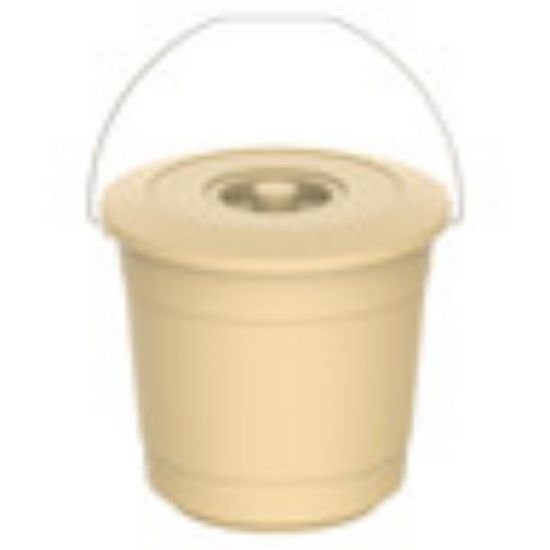 Picture of Cosmoplast Bucket With Lid EX-40 10Litre Assorted Color 1pc