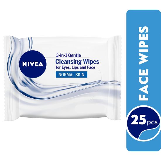 Picture of Nivea Face Wipes Refreshing Cleansing Normal Skin 25pcs