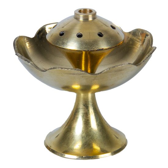 Picture of Madhoor Brass Diya Stand 7x6cm Assorted