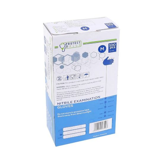 Picture of Protect Plus Nitrile Gloves PPM Medium 100pcs