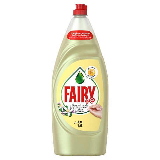 Picture of Fairy Gentle Hands Lemon Blossom Dishwash Liquid 1.5Litre(N)