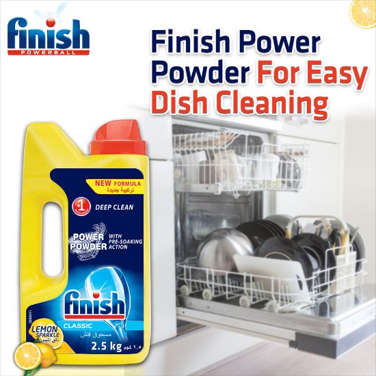 Picture of Finish Classic Dish Wash Powder Lemon 2.5kg(N)