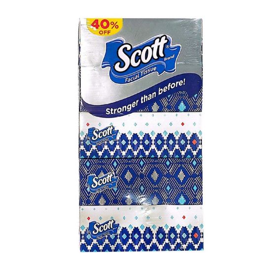 Picture of Scott Plus Facial Tissue 2ply 5 x 160 Sheets