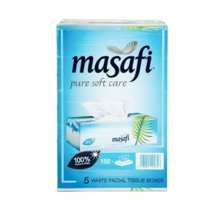 Picture of Masafi White Tissue 5 x 150 Sheets