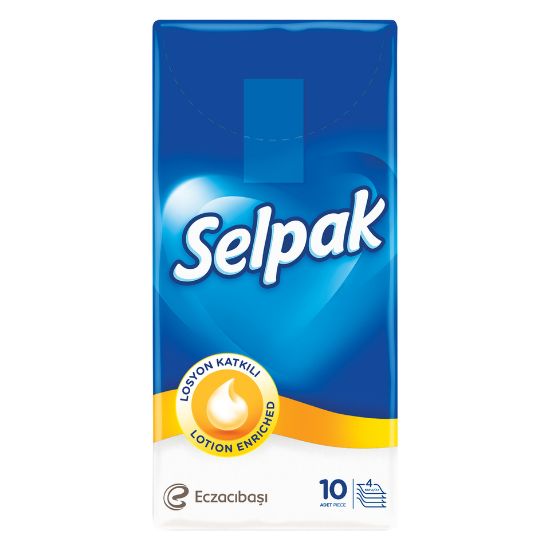 Picture of Selpak Facial Pocket Tissue Hanky Lotioned 4ply 10 pkt