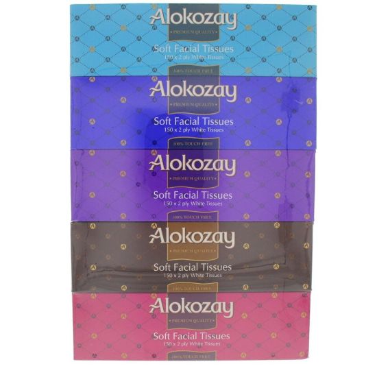 Picture of Alokozay Soft Facial Tissues 150 X 2 Ply X 5 Pieces