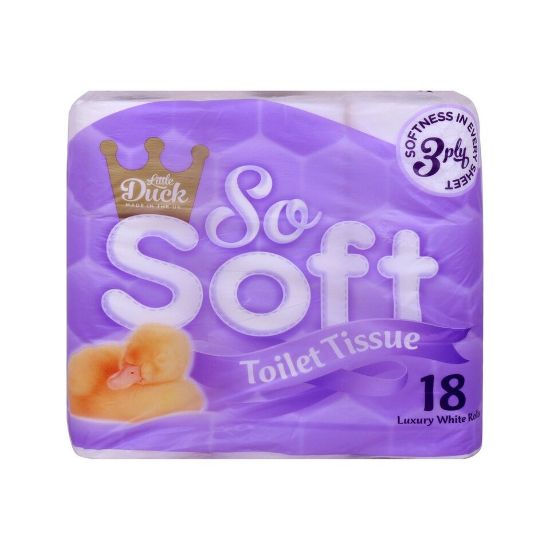 Picture of Little Duck Toilet Tissue So Soft 3ply 18 Sheets