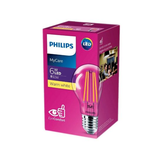 Picture of Philips LED Bulb Classic 5.5W E27 830 Clear