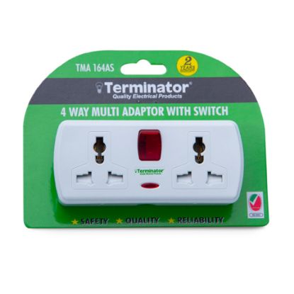 Picture of Terminator T-Socket 4Way With Switch 164