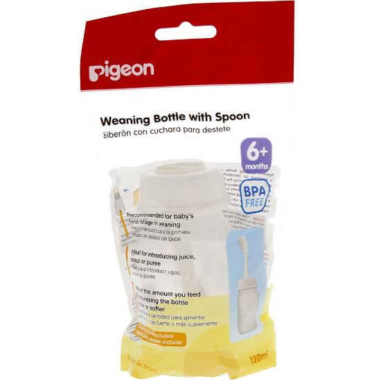 Picture of Pigeon Weaning Bottle With Spoon 120ml