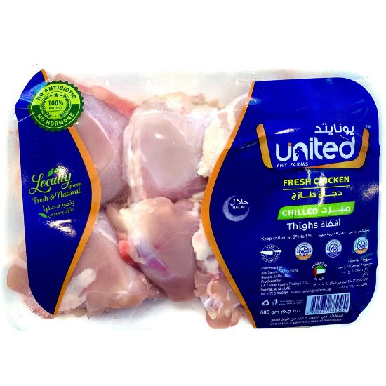 Picture of United YNY Farms Fresh Chicken Thigh 500 g(N)