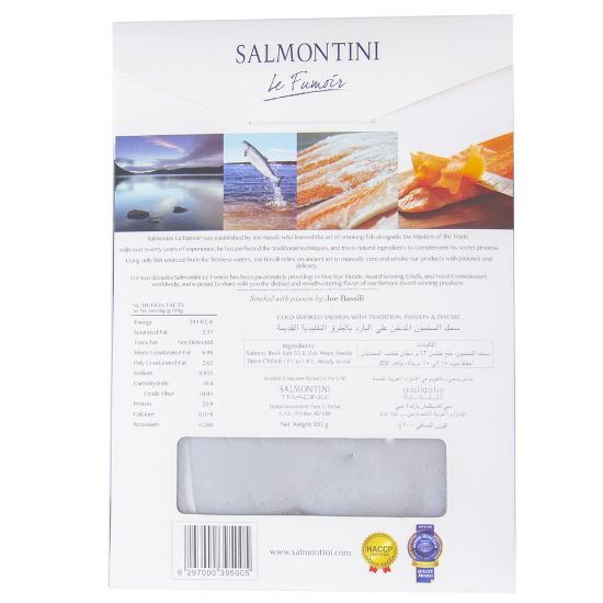 Picture of Salmontini Hand Sliced Smoked Salmon 100g