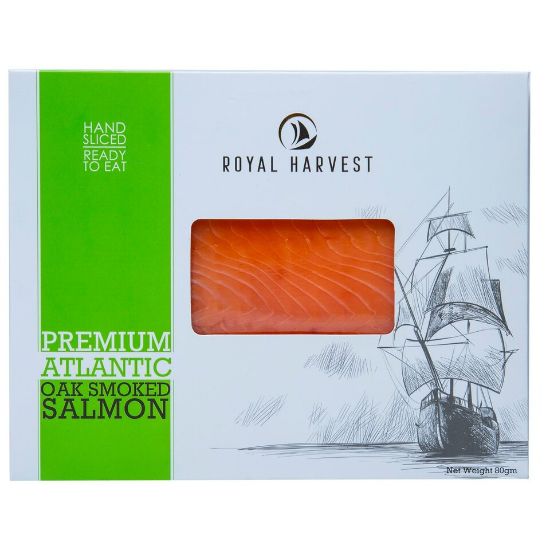 Picture of Royal Harvest Premium Atlantic Oak Smoked Salmon 80g