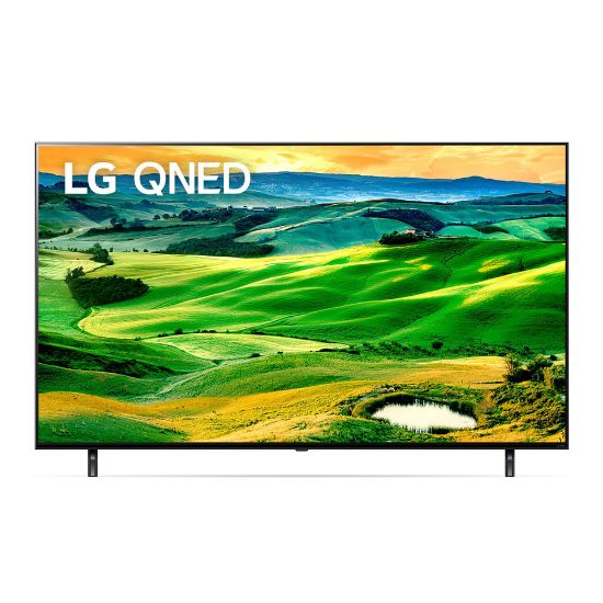 Picture of LG QNED TV 55 Inch QNED80 Series, New 2022, Cinema Screen Design 4K Active HDR webOS22 with ThinQ AI - 55QNED806QA