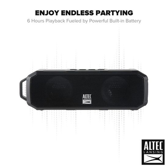 Picture of Altec Lansing Fury Wireless Bluetooth Speaker W340N Black