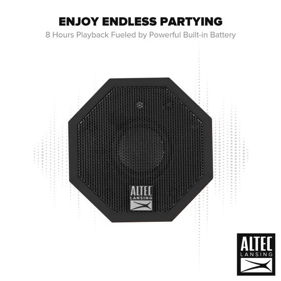 Picture of Altec Lansing IMW376 Solo Portable Bluetooth Wireless Speaker Black