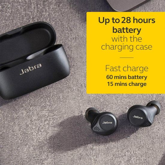 Picture of Jabra Elite 75t True Wireless Earbuds with Charging Case,Black