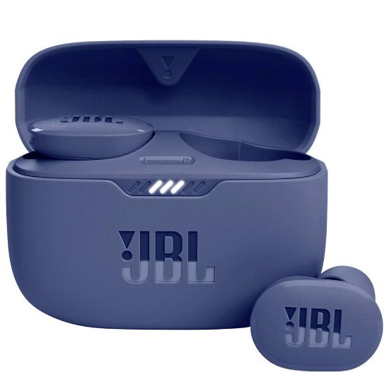 Picture of JBL True Wireless Noise Cancelling Earbud, 4 Mics, Blue, 130NCTWS