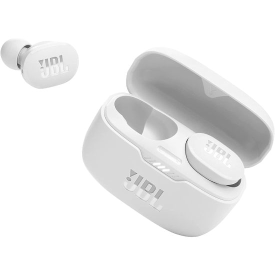 Picture of JBL True Wireless Noise Cancelling Earbud, 4 Mics, White, 130NCTWS