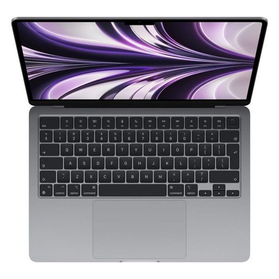 Picture of Apple MacBook Air 13" MLXW3ZS/A Apple M2 chip with 8-core CPU and 8-core GPU,8GB RAM,256GB SSD,Space Grey,English Keyboard Only