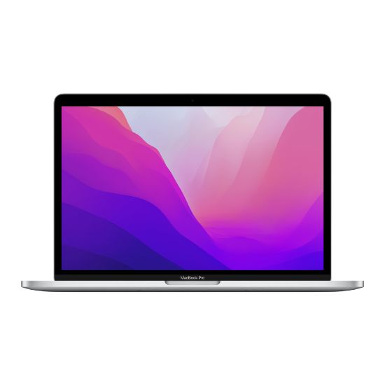 Picture of Apple MacBook Pro MNEP3AB/A, Apple M2 chip with 8-core CPU and 10-core GPU,8GBRAM,256GB SSD,macOS Monterey,Silver,Arabic/English Keyboard