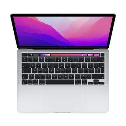 Picture of Apple MacBook Pro MNEP3AB/A, Apple M2 chip with 8-core CPU and 10-core GPU,8GBRAM,256GB SSD,macOS Monterey,Silver,Arabic/English Keyboard