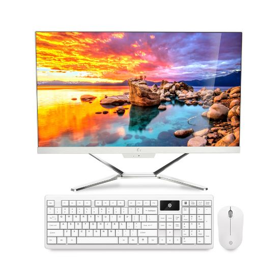 Picture of Ikon All in One Desktop IKWAP238F - Intel Core i3, 23.8 Full HD Display, 4GB RAM, 128GB SSD, White