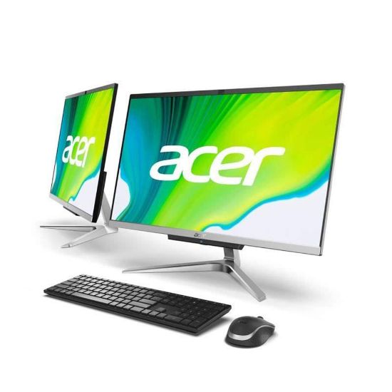 Picture of Acer Aspire C22-1650 All-in-One Desktop(DQ.BG7EM.001),Intel Core i3-1115G4,4GB RAM,1TB HDD,21.5" FHD,Windows 10,Silver