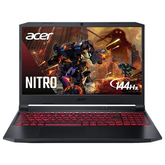 Picture of Acer Nitro 5 Gaming Laptop (Nitro-5 NHQELEM009) Intel core i7-11800H,16GB RAM,512B SSD,NVIDIA® GeForce RTX™ 3050 4GB,15.6-inch FHD-144Hz,Windows 11,Black